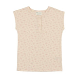 Girls Printed Gauze Short Sleeve Shirt