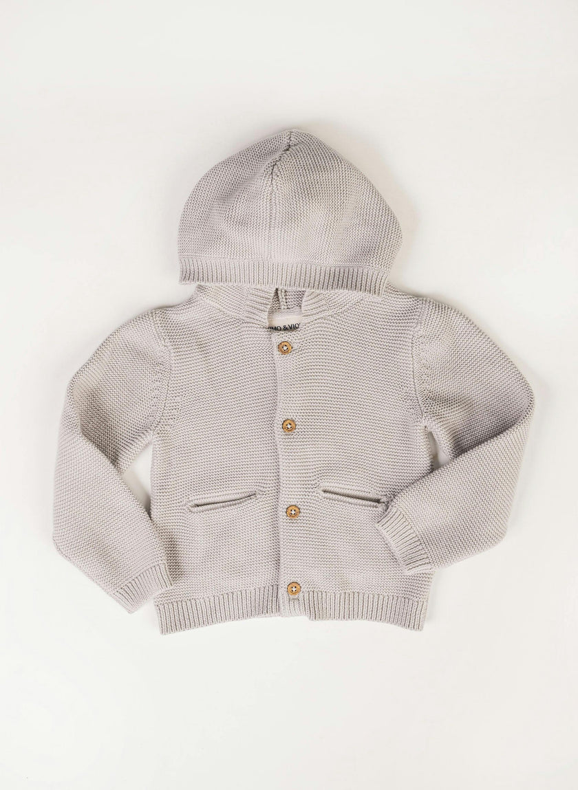 Children's William Hooded Knit Cardigan