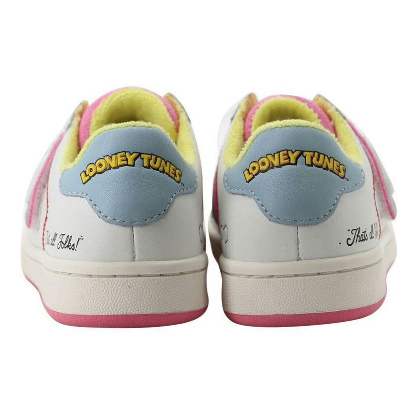 White Glitter Tweety Sneakers