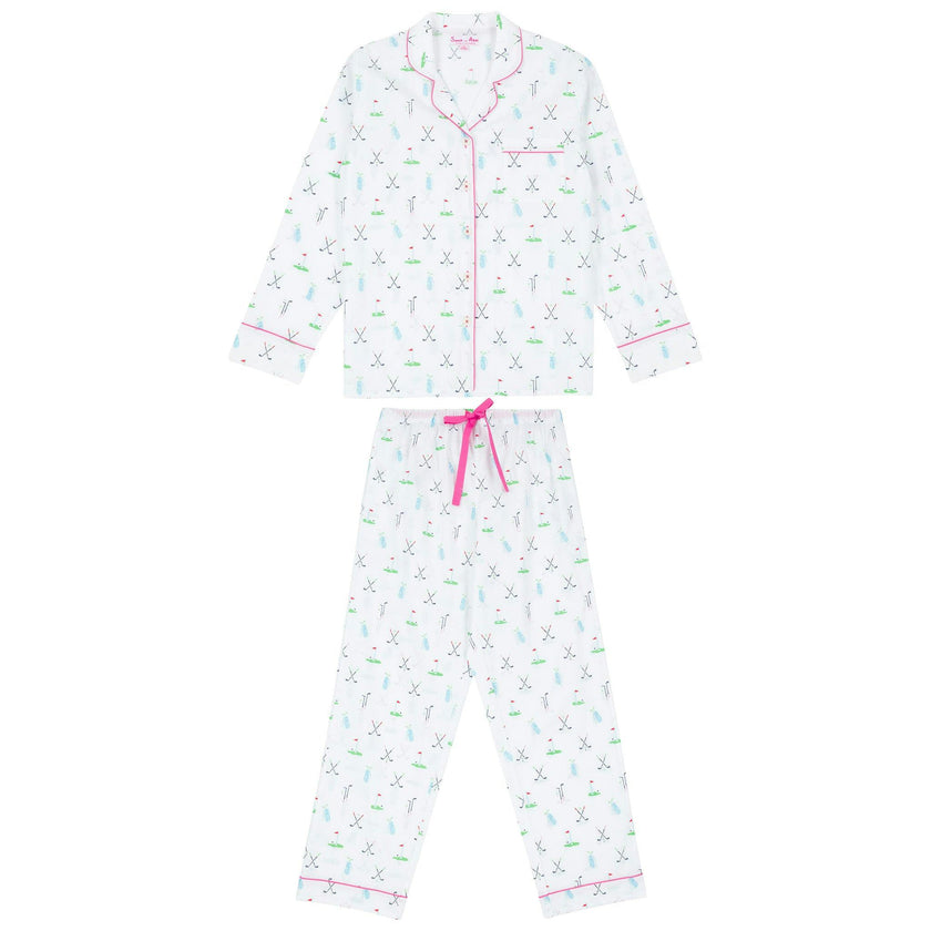 Women's Golf Long PJ Set