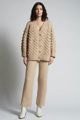LIAN CARDI | PALE CAMEL
