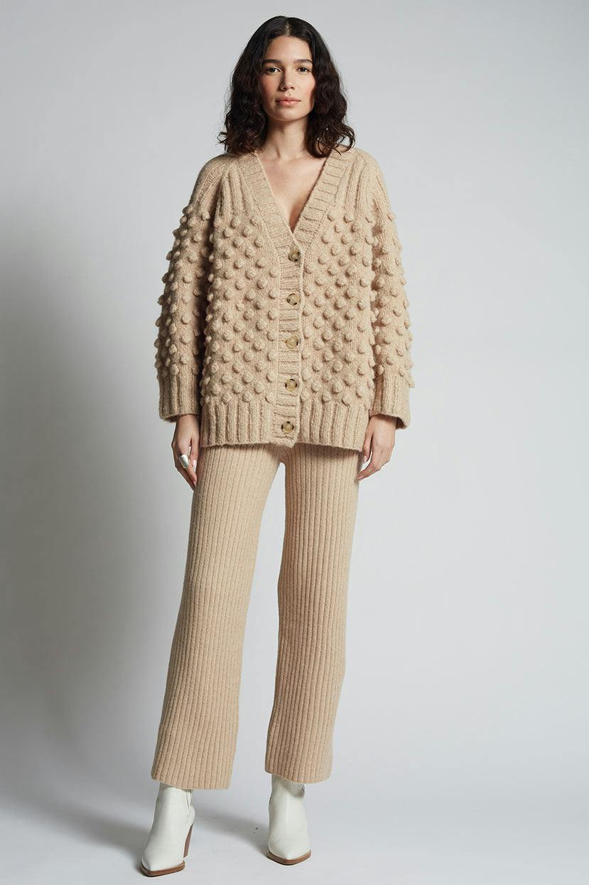 LIAN CARDI | PALE CAMEL