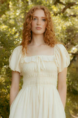 Mae Dress in Metallic Thread