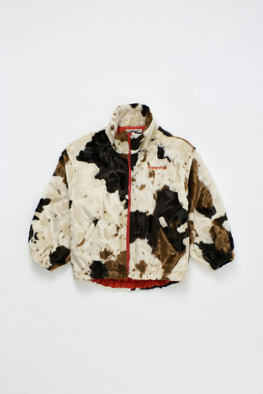 COW FUR JACKET BEIGE