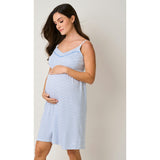 Women's Pima Maternity Nightgown in La Mer