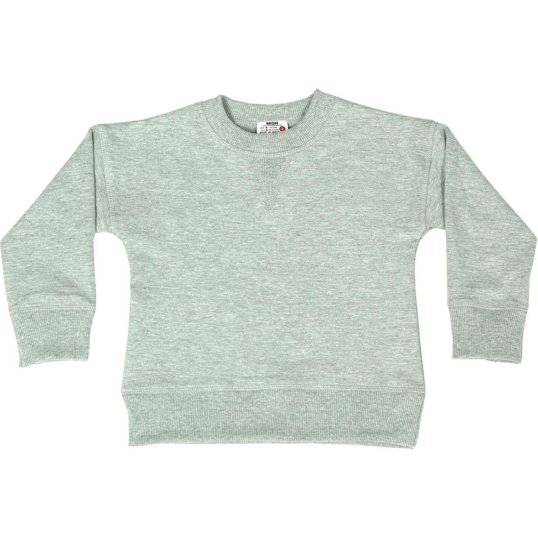 Kids Crew Neck Sweatshirt - Heather
