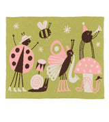 Bug Band Knit Mini Blanket