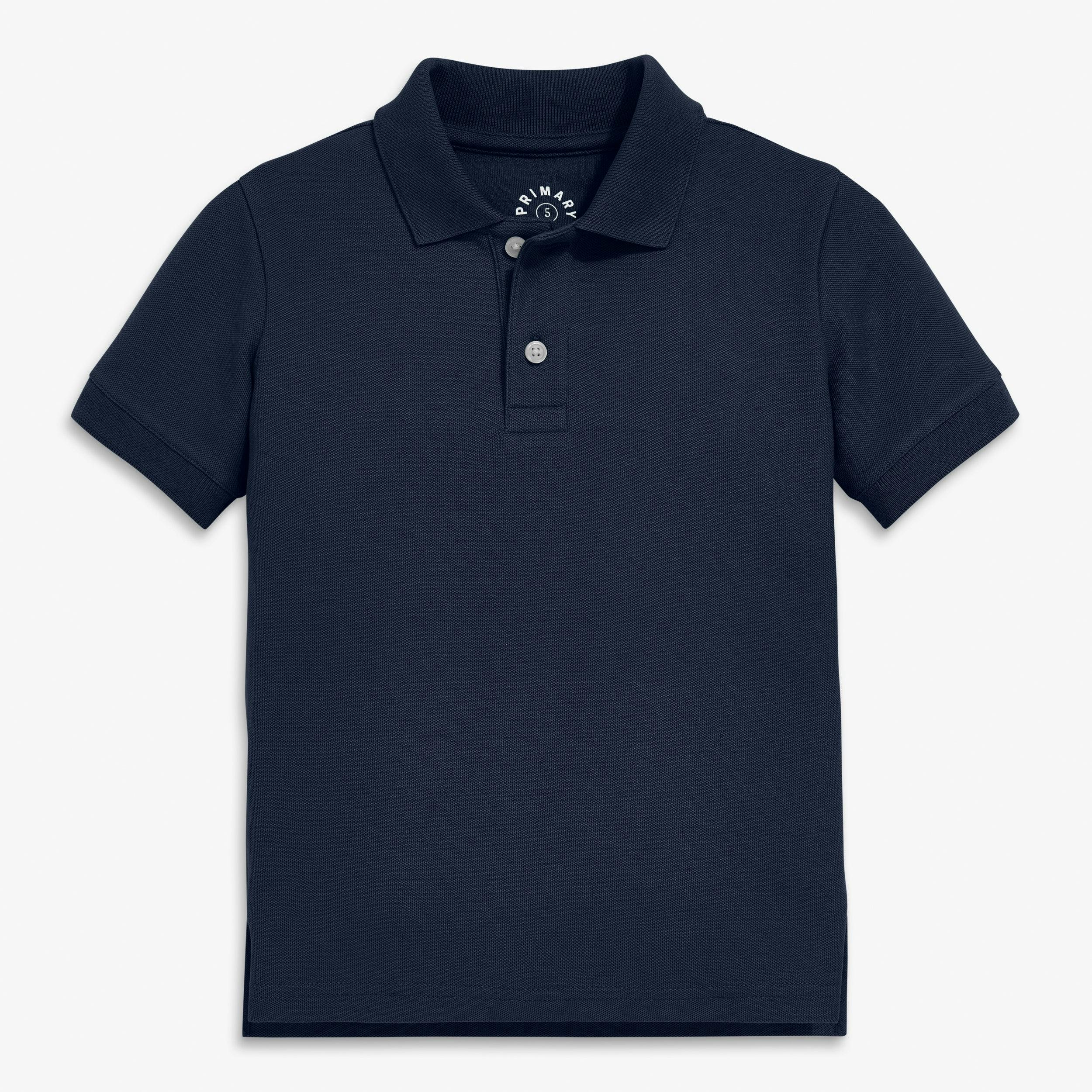 Kids short sleeve pique polo