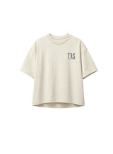 Mochi Teen T-Shirt Black Iris Embroidery