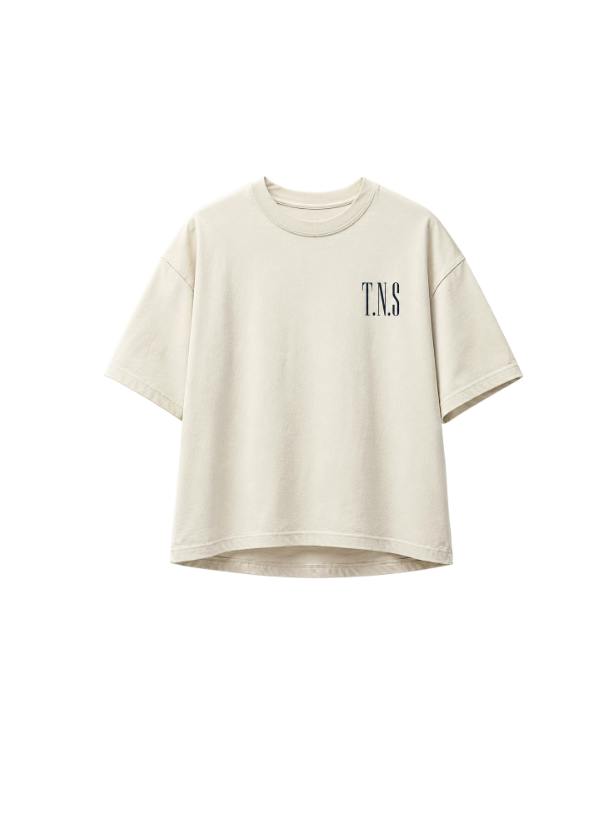 Mochi Teen T-Shirt Black Iris Embroidery