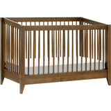 Sprout 4-in-1 Convertible Crib with Toddler Bed Conversion Kit in Natural Walnut