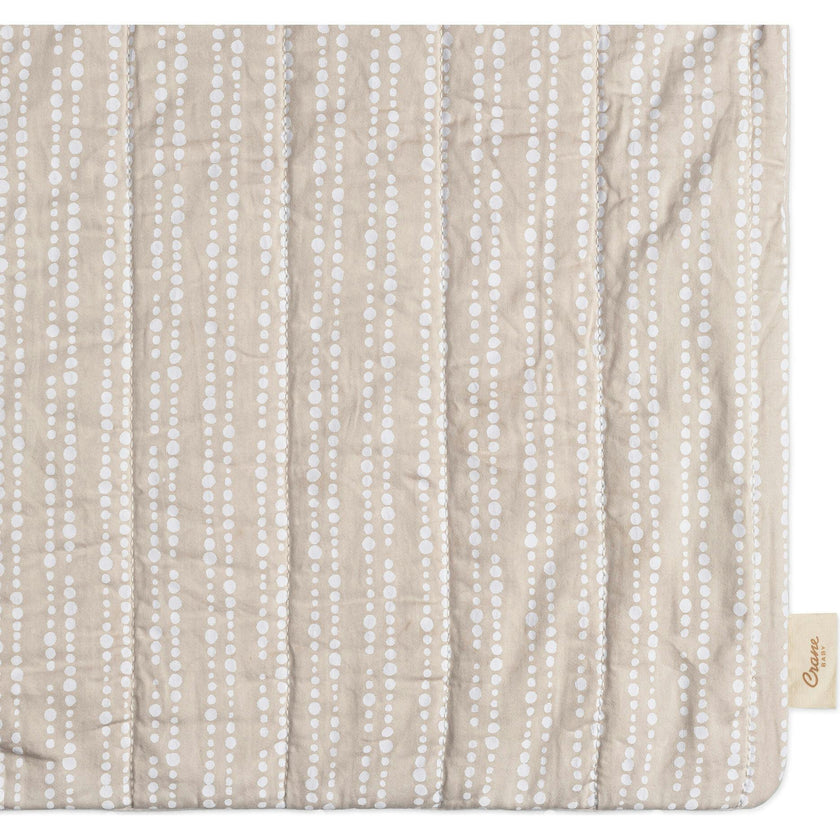 Cove Quilted Change Pad Cover (Neutral Dot)