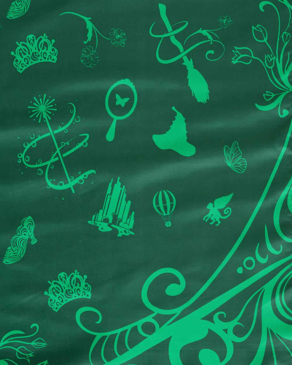 Emerald City Tablecloth - washable tablecloth