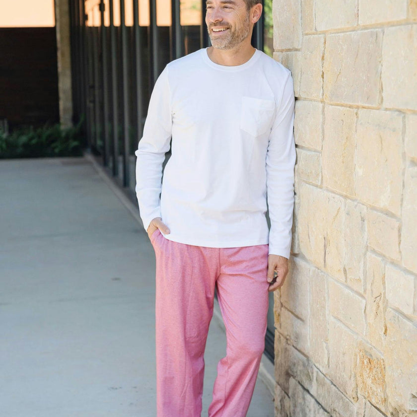 Brent Men's Hangout Pant Red Stripes