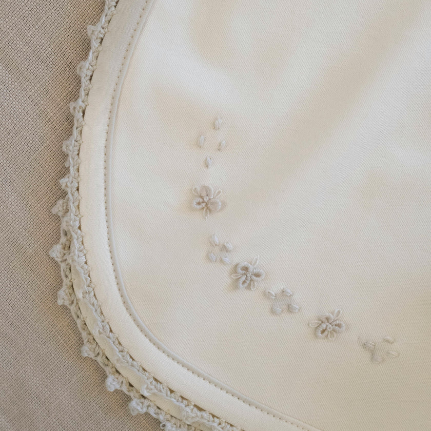 Receiving Blanket w/ Crochet Trim