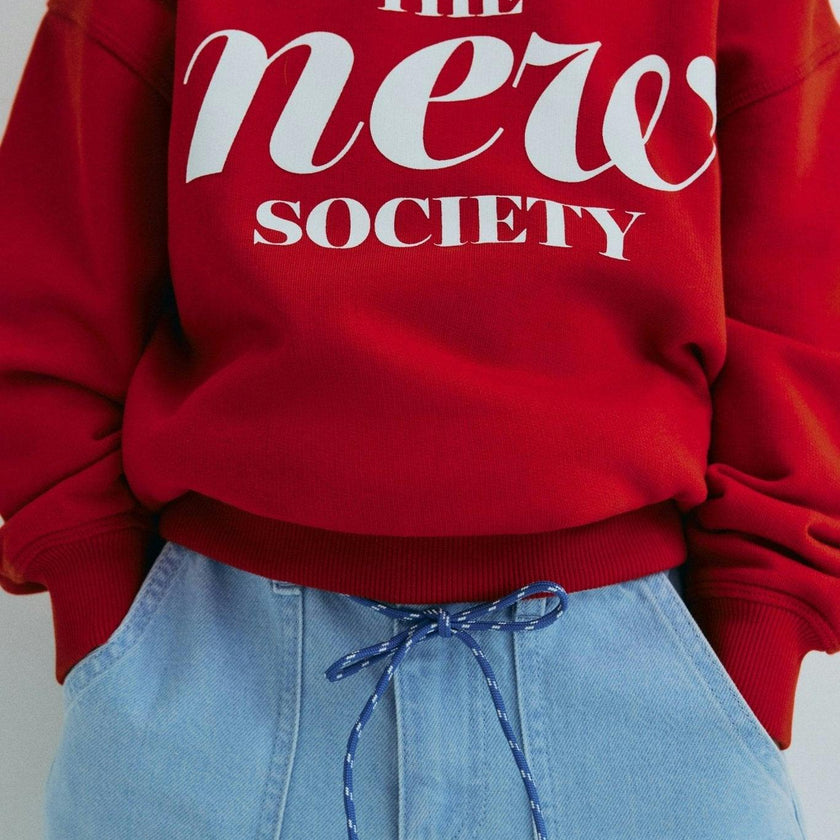 Maca Sweatshirt Tulip Red