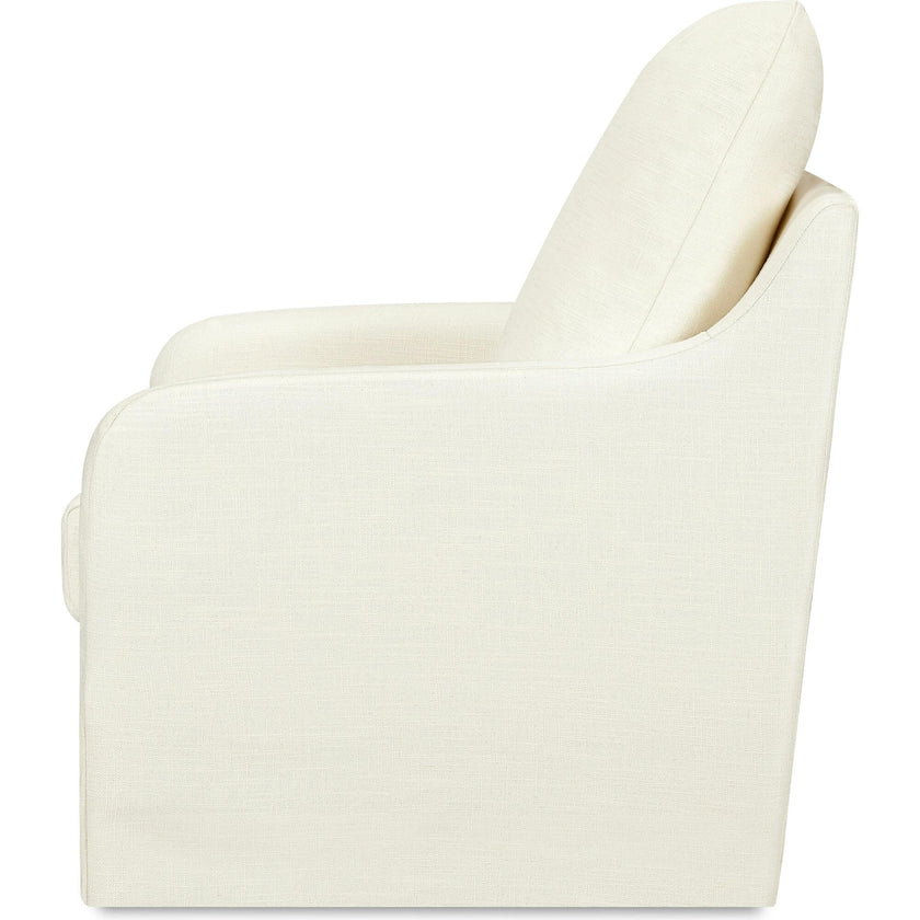 Reese Eco-Linen Slip Cover Swivel Glider