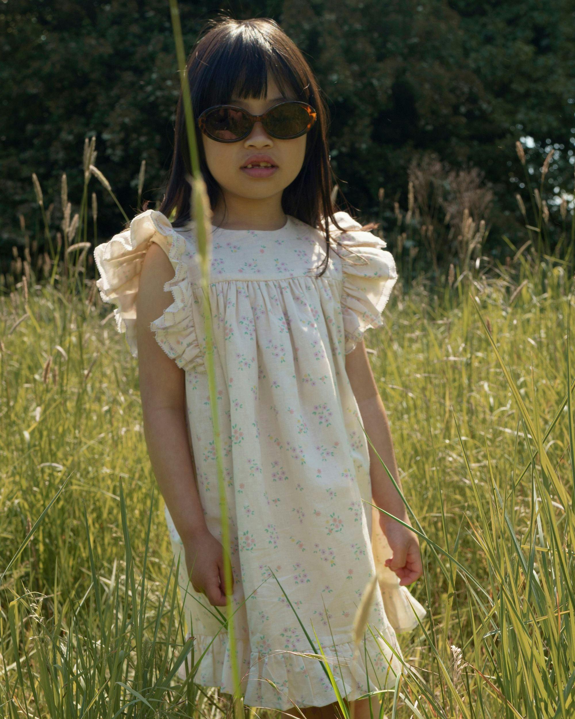Sita Dress - Painted Bouquet print