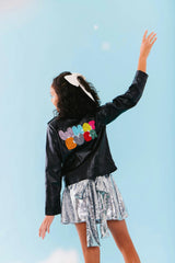 Whatever Beaded Leather Jacket