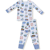 Lake Stickers - Long Sleeve Loungewear Set