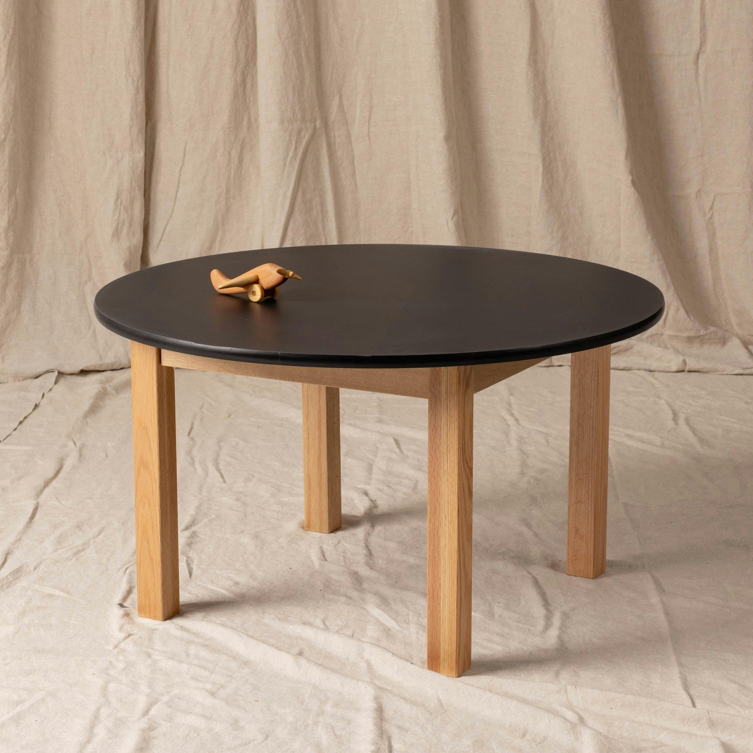 Round Black Kids Table – 35