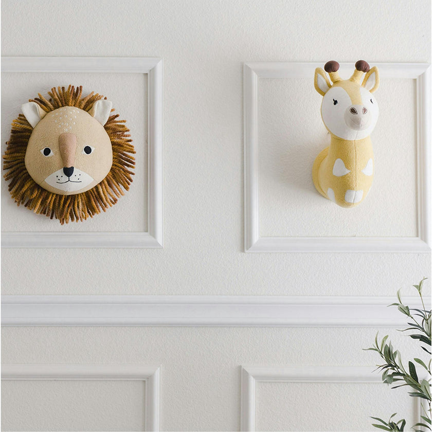 Plush Head Wall Décor