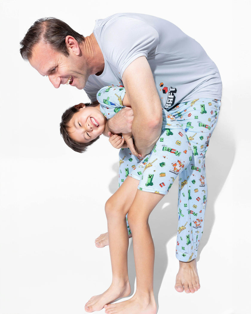 Minecraft: Chicken Jockey Bamboo Kids Pajama Short Set