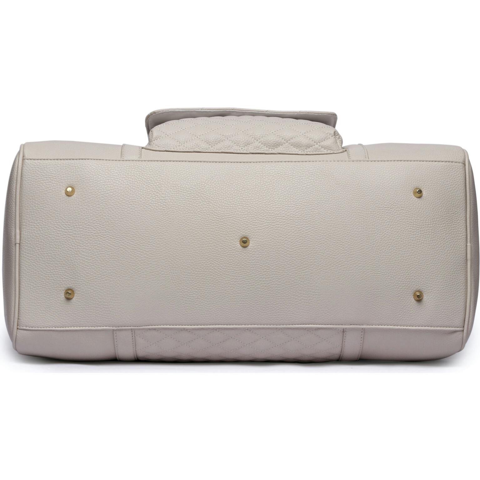 Monaco Travel Bag | Pearl White