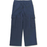 Wide Leg Cargo Pants, Blue