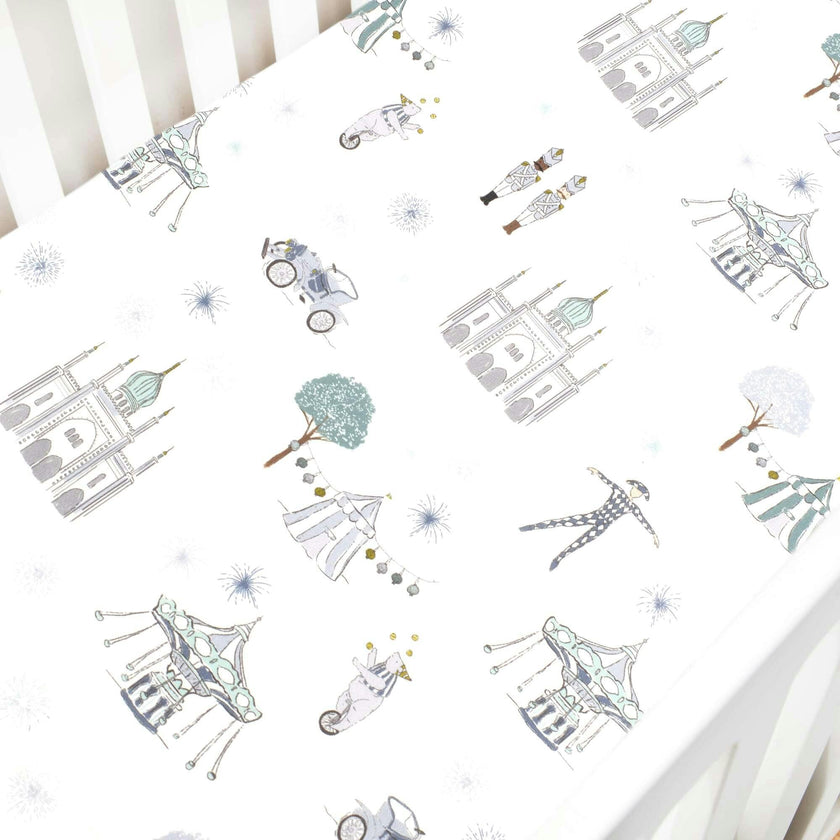 Adventures in Wonderland Crib Sheet