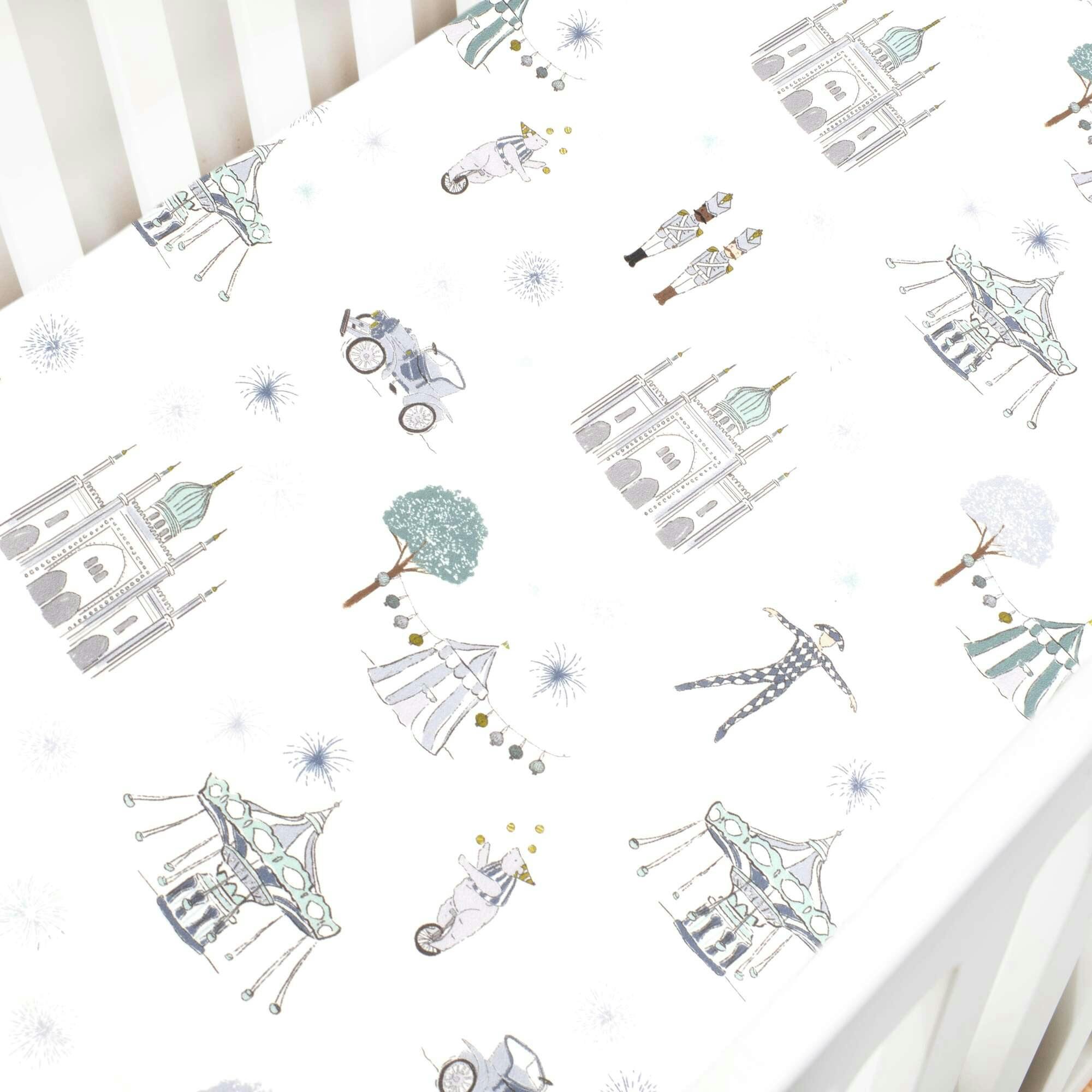 Adventures in Wonderland Crib Sheet