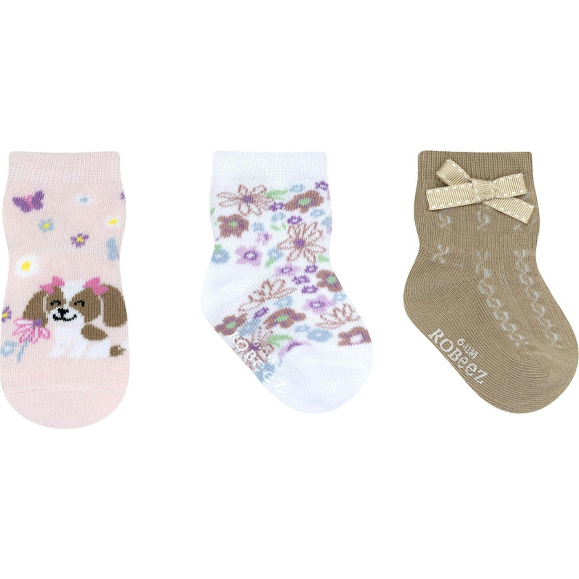 Bailey The Beagle 3-Pack Baby Socks
