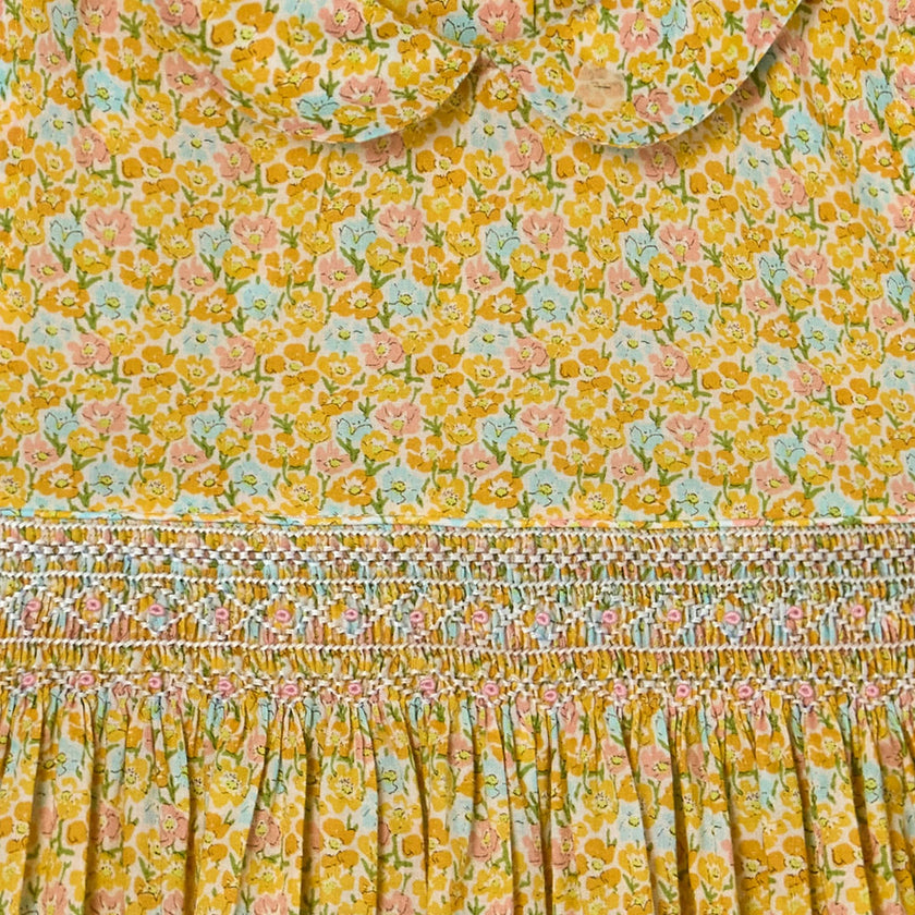 Hand-Smocked Girls Dress - Fernanda