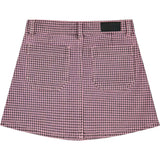 Jenny Mini Skirt | Pink Houndstooth