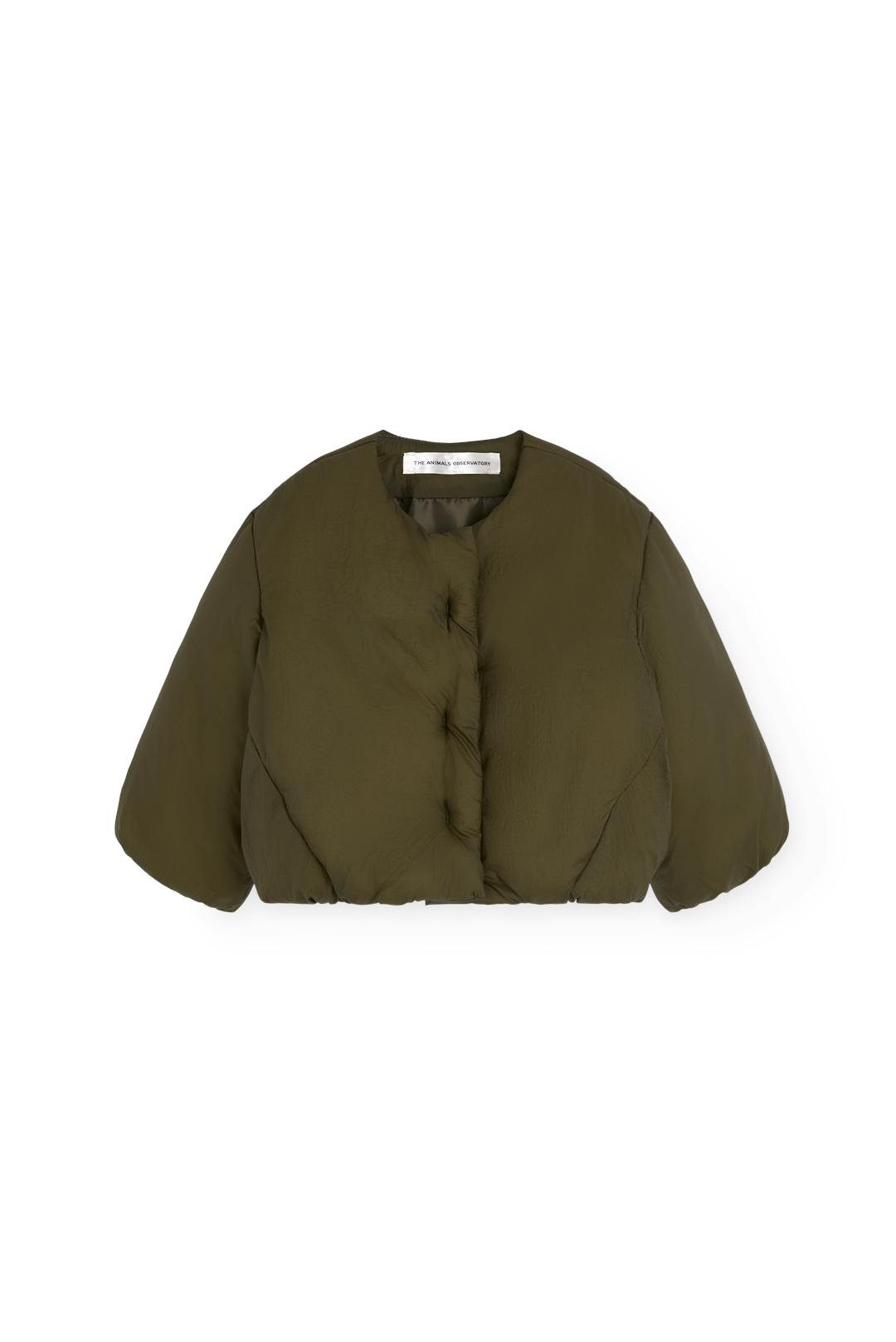 Military Green Bengal Puffer Jacket for baby