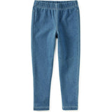 Denim-Like Jeggings, Blue