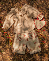 Wide-leg Pant in Cherry Bloom