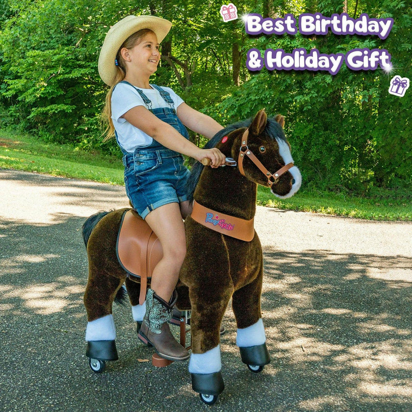 Model U® Horse Ride-On Toy Age 7+ – Chocolate