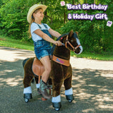 Model U® Horse Ride-On Toy Age 7+ – Chocolate