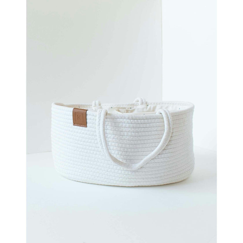Diaper Caddy Truffle Stripe