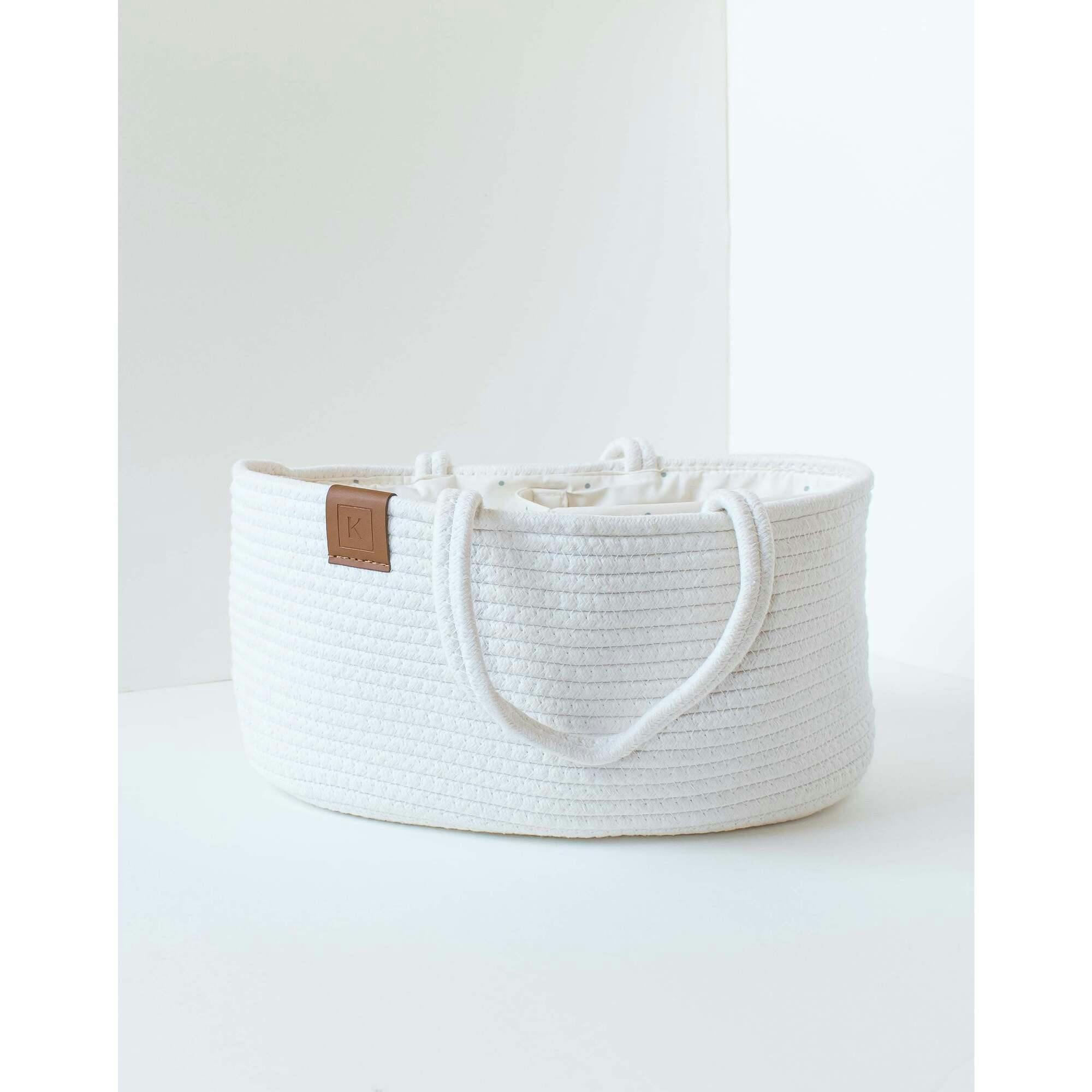 Diaper Caddy Truffle Stripe
