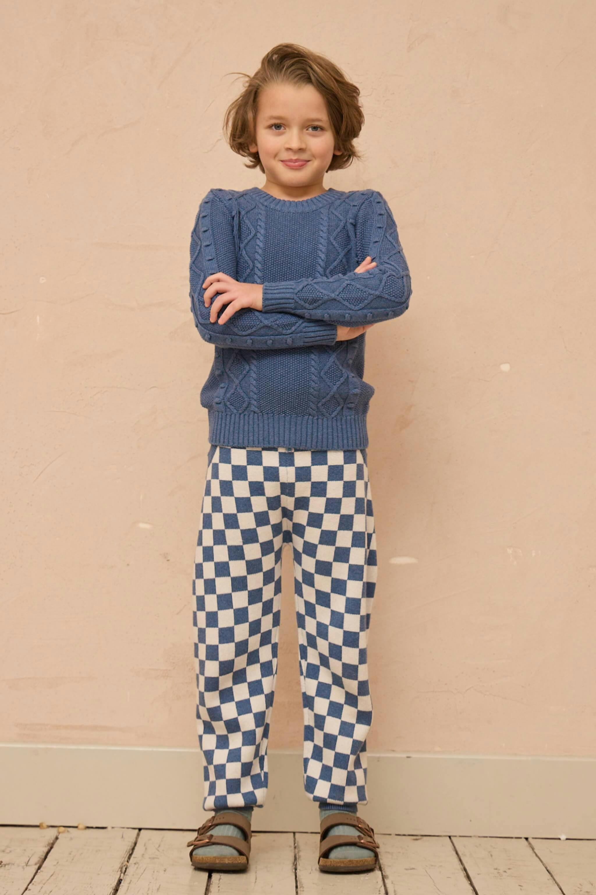 Cable Popcorn Jumper | Bluestone
