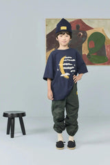 Navy Collie T-shirt