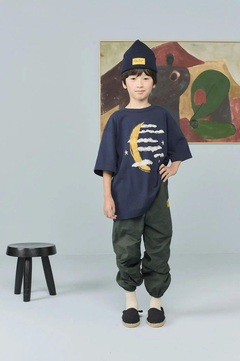 Navy Collie T-shirt
