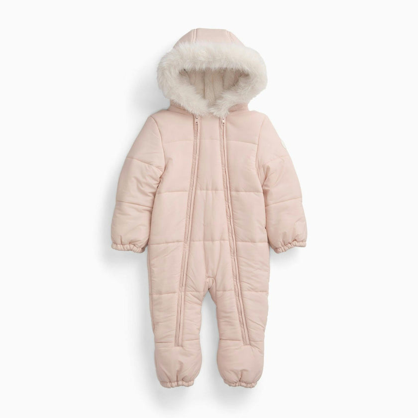 Water Repellent  Padded Snowsuit - Pink