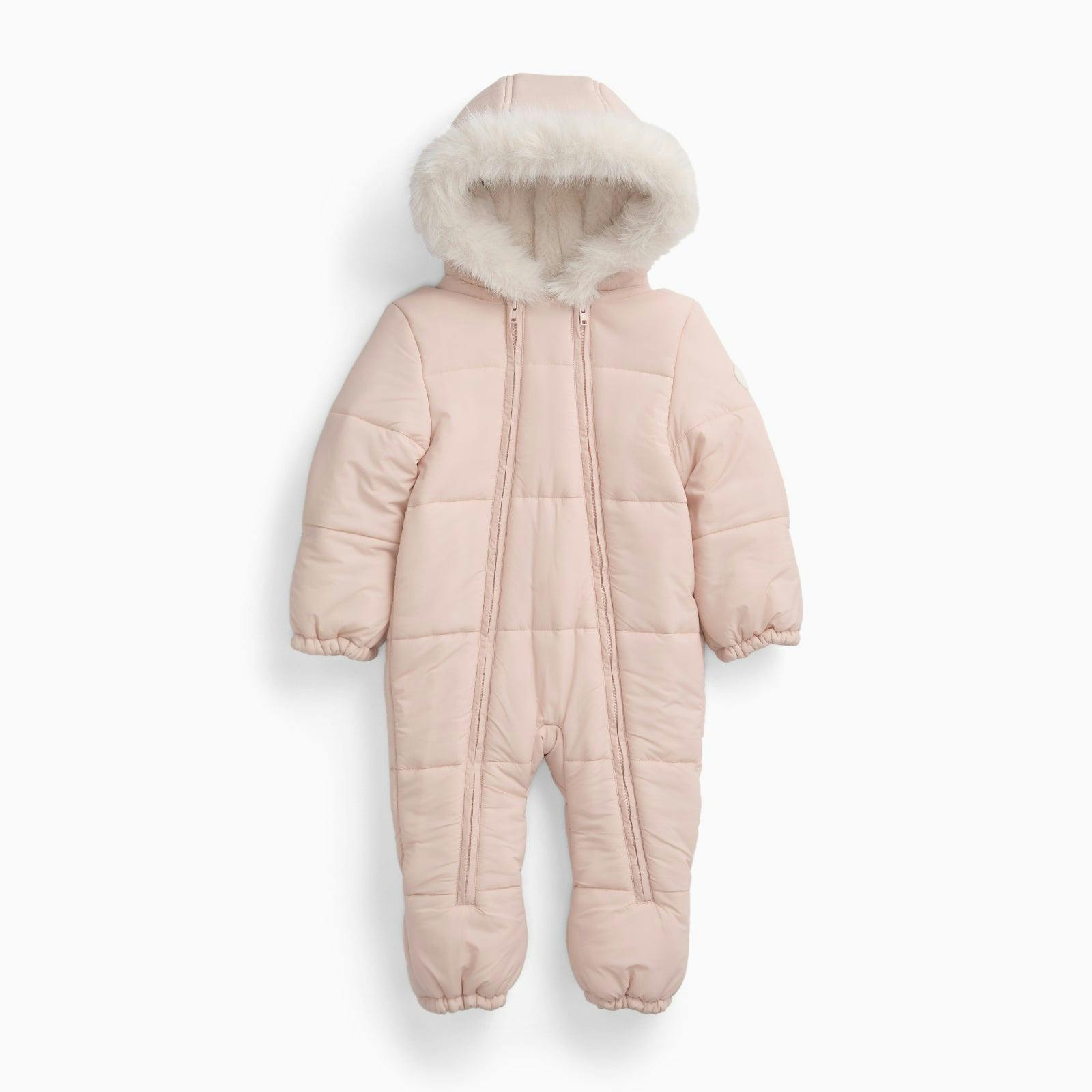 Water Repellent  Padded Snowsuit - Pink