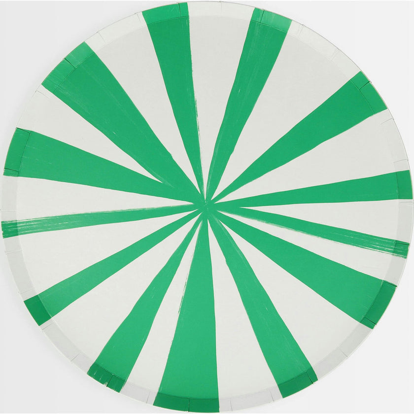 Mixed Stripe Dinner Plates