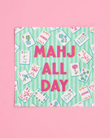 Mahj All Day Cocktail Napkins - 25 paper napkins