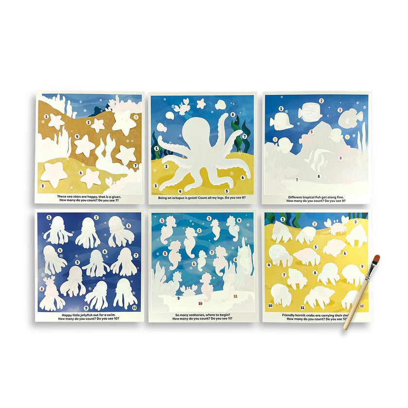 Water Amaze Water Reveal Boards - Under The Sea - 12 Boards