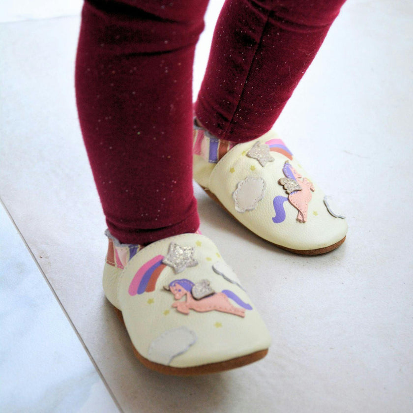 Born To Shine Ivory Soft Sole